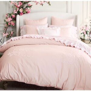 LoveShackFancy Rococo Bow Duvet Cover King